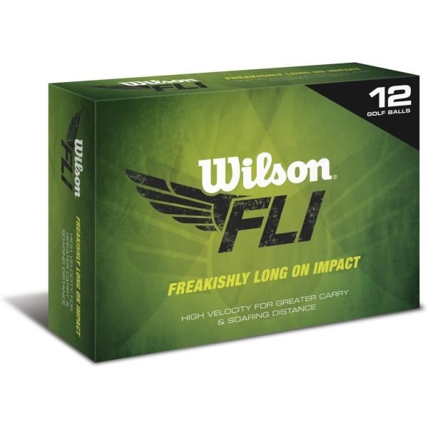 WILSON Staff F.L.I. Golf Balls (Pack of 12) White - Image 2