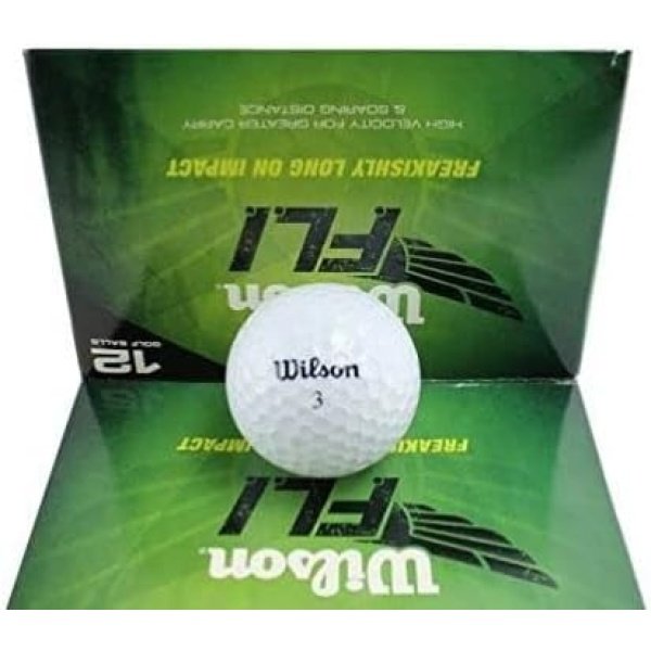 WILSON Staff F.L.I. Golf Balls (Pack of 12) White - Image 4