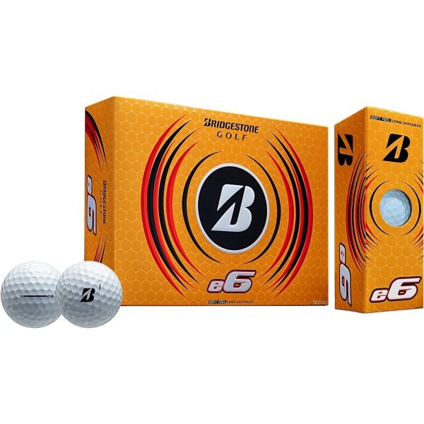 Bridgestone 2023 e6 White Golf Ball-Dozen