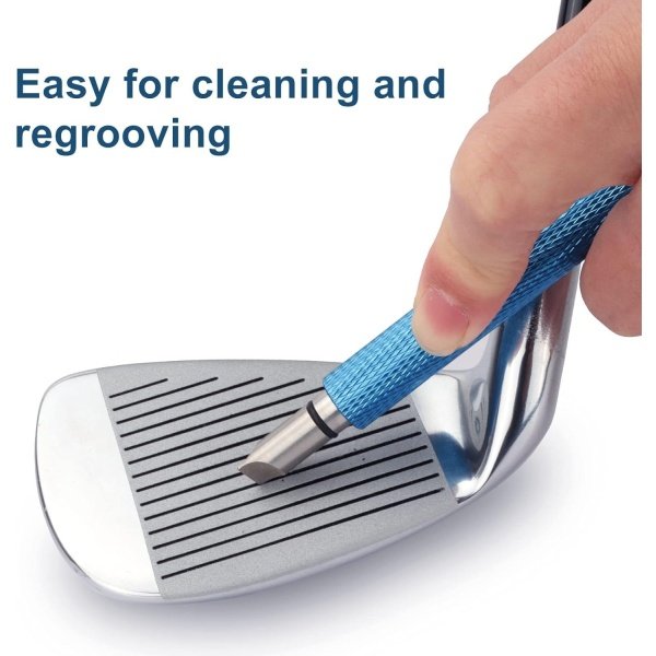 Bulex Golf Club Groove Sharpener, Re-Grooving Tool and Cleaner for Wedges & Irons - Generate Optimal Backspin - Suitable for U & V-Grooves - Imagen 2