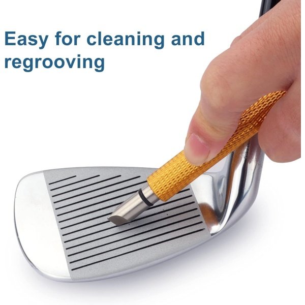 Bulex Golf Club Groove Sharpener, Re-Grooving Tool and Cleaner for Wedges & Irons - Generate Optimal Backspin - Suitable for U & V-Grooves - Imagen 9