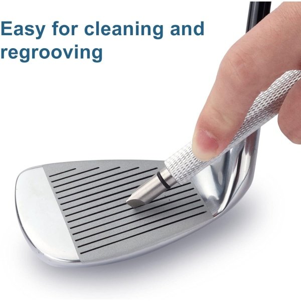 Bulex Golf Club Groove Sharpener, Re-Grooving Tool and Cleaner for Wedges & Irons - Generate Optimal Backspin - Suitable for U & V-Grooves - Imagen 14