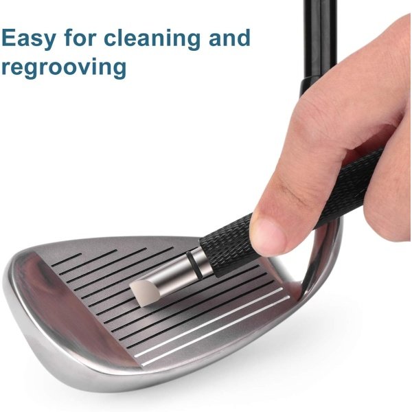 Bulex Golf Club Groove Sharpener, Re-Grooving Tool and Cleaner for Wedges & Irons - Generate Optimal Backspin - Suitable for U & V-Grooves - Imagen 20