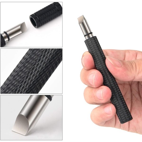 Bulex Golf Club Groove Sharpener, Re-Grooving Tool and Cleaner for Wedges & Irons - Generate Optimal Backspin - Suitable for U & V-Grooves - Imagen 23
