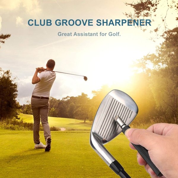 Bulex Golf Club Groove Sharpener, Re-Grooving Tool and Cleaner for Wedges & Irons - Generate Optimal Backspin - Suitable for U & V-Grooves - Imagen 24