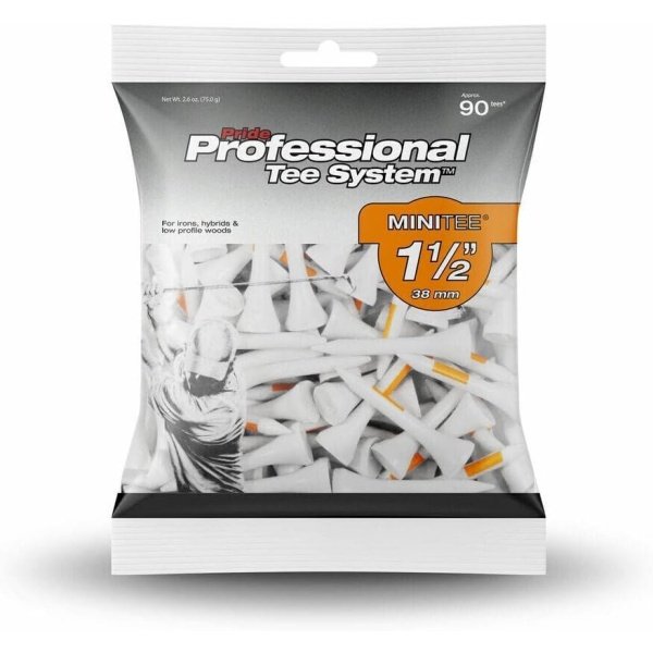 Pride Professional Tee System 75 Count, White - Image 3