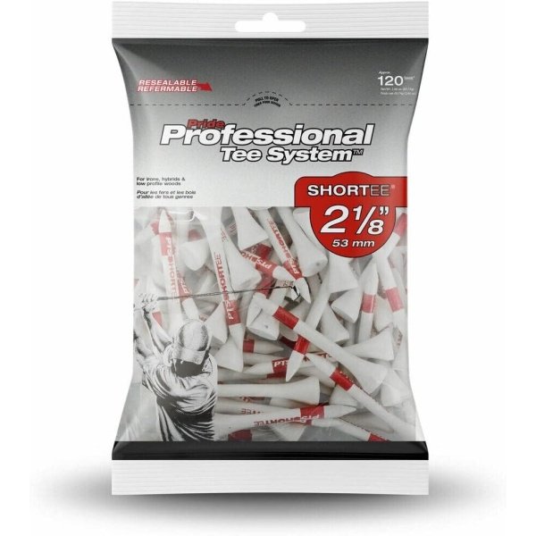 Pride Professional Tee System 75 Count, White - Image 4