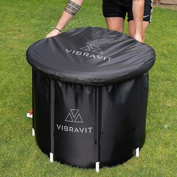 Inflatable Ice Bath Tub & Cold Plunge - Portable Bathtub with 5-Layer Insulation, Easy to Assemble, Perfect for Athletes - 230L Capacity, 29x30 inch - Imagen 7