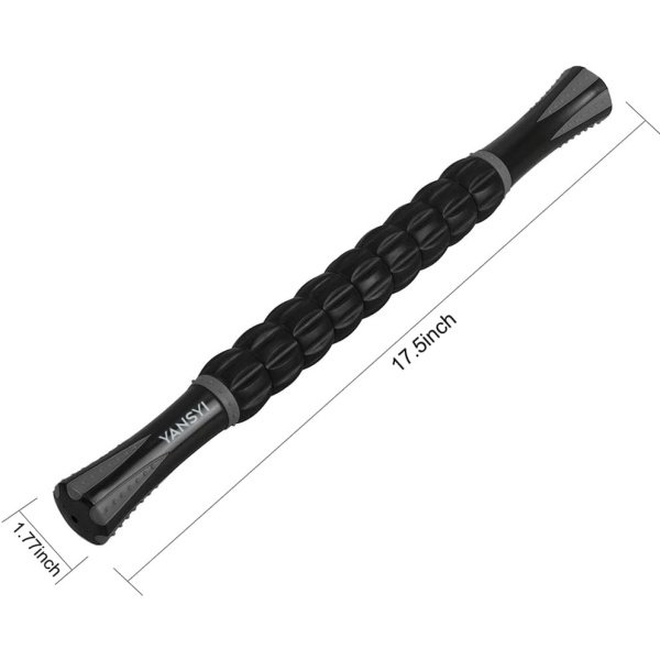 Yansyi Muscle Roller Stick for Athletes - Body Massage Stick - Release Myofascial Trigger Points Reduce Muscle Soreness Tightness Leg Cramps & Back Pain for Physical Therapy & Recovery (Blue 1) - Imagen 14