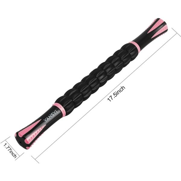 Yansyi Muscle Roller Stick for Athletes - Body Massage Stick - Release Myofascial Trigger Points Reduce Muscle Soreness Tightness Leg Cramps & Back Pain for Physical Therapy & Recovery (Blue 1) - Imagen 20