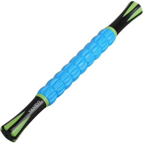 Yansyi Muscle Roller Stick for Athletes - Body Massage Stick - Release Myofascial Trigger Points Reduce Muscle Soreness Tightness Leg Cramps & Back Pain for Physical Therapy & Recovery (Blue 1) - Imagen 31