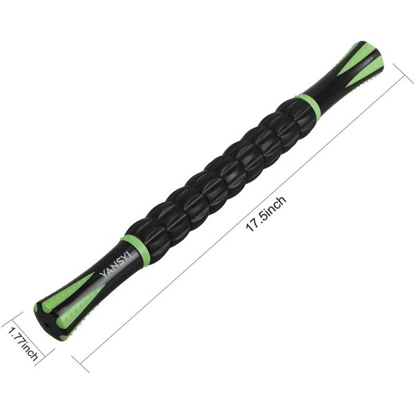 Yansyi Muscle Roller Stick for Athletes - Body Massage Stick - Release Myofascial Trigger Points Reduce Muscle Soreness Tightness Leg Cramps & Back Pain for Physical Therapy & Recovery (Blue 1) - Imagen 44