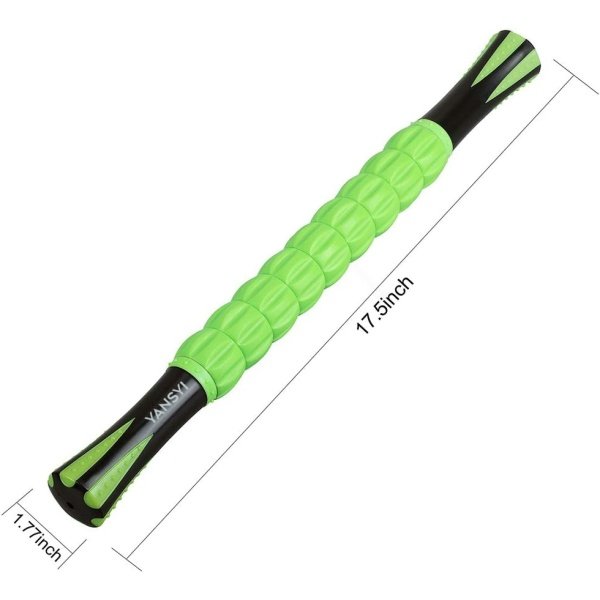 Yansyi Muscle Roller Stick for Athletes - Body Massage Stick - Release Myofascial Trigger Points Reduce Muscle Soreness Tightness Leg Cramps & Back Pain for Physical Therapy & Recovery (Blue 1) - Imagen 49