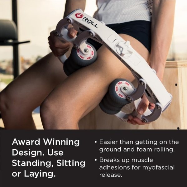 ROLL Recovery R8 Plus (Carbon Black) - Deep Tissue Massage Roller - Imagen 11
