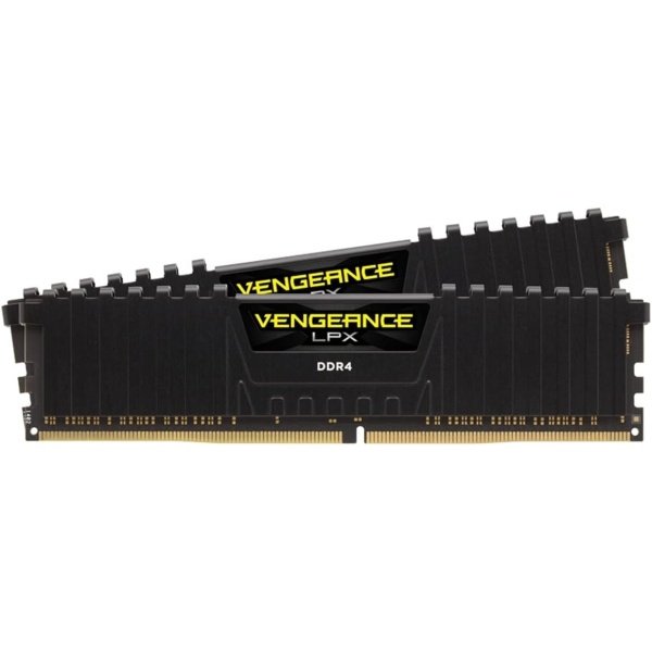 Corsair VENGEANCE LPX DDR4 16GB (2x8GB) 3200MHz CL16 Intel XMP 2.0 Memoria de computadora - Negro (CMK16GX4M2E3200C16)