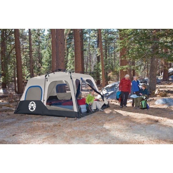 Coleman Camping Tent with Instant Setup, 4/6/8/10 Person Weatherproof Tent with WeatherTec Technology, Double-Thick Fabric, and Included Carry Bag, Sets Up in 60 Seconds - Image 10