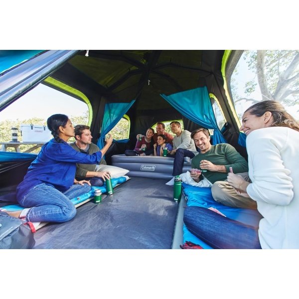 Coleman Camping Tent with Instant Setup, 4/6/8/10 Person Weatherproof Tent with WeatherTec Technology, Double-Thick Fabric, and Included Carry Bag, Sets Up in 60 Seconds - Image 15