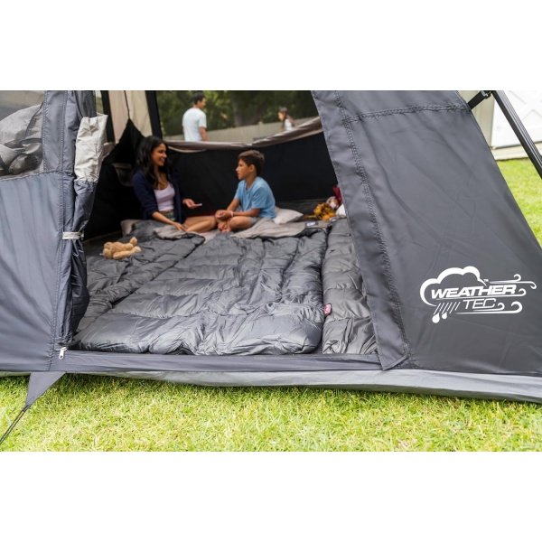 Coleman Camping Tent with Instant Setup, 4/6/8/10 Person Weatherproof Tent with WeatherTec Technology, Double-Thick Fabric, and Included Carry Bag, Sets Up in 60 Seconds - Image 22