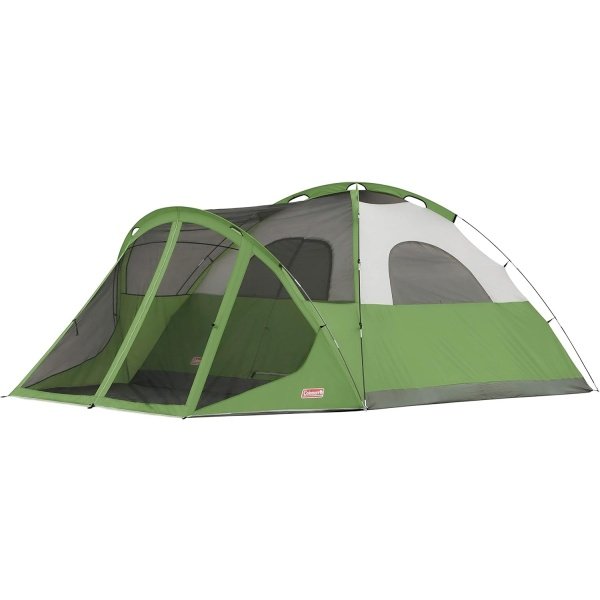Coleman Evanston Screened Camping Tent, 6/8 Person Weatherproof Tent with Roomy Interior Includes Rainfly, Carry Bag, Easy Setup and Screened-In Porch - Image 2