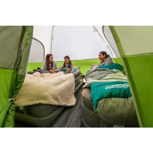 Coleman Evanston Screened Camping Tent, 6/8 Person Weatherproof Tent with Roomy Interior Includes Rainfly, Carry Bag, Easy Setup and Screened-In Porch - Image 8
