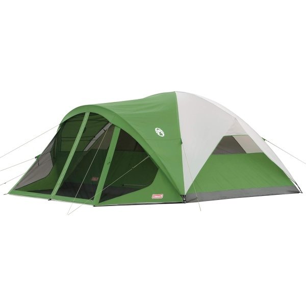 Coleman Evanston Screened Camping Tent, 6/8 Person Weatherproof Tent with Roomy Interior Includes Rainfly, Carry Bag, Easy Setup and Screened-In Porch - Image 10