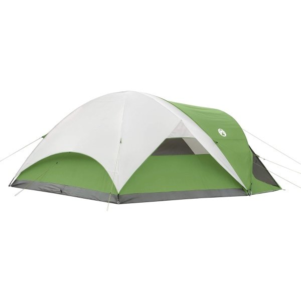 Coleman Evanston Screened Camping Tent, 6/8 Person Weatherproof Tent with Roomy Interior Includes Rainfly, Carry Bag, Easy Setup and Screened-In Porch - Image 12