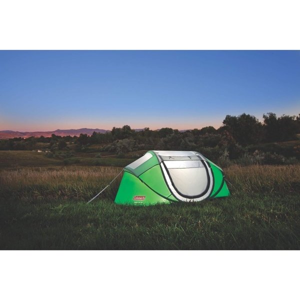 Coleman Pop-Up Camping Tent with Instant Setup, 2/4 Person Tent Sets Up in 10 Seconds with Pre-Assembled Poles, Adjustable Rainfly, & Taped Floor Seams - Image 11