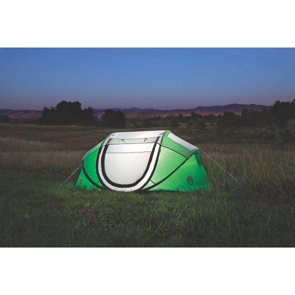 Coleman Pop-Up Camping Tent with Instant Setup, 2/4 Person Tent Sets Up in 10 Seconds with Pre-Assembled Poles, Adjustable Rainfly, & Taped Floor Seams - Image 12
