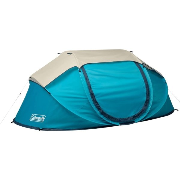 Coleman Pop-Up Camping Tent with Instant Setup, 2/4 Person Tent Sets Up in 10 Seconds with Pre-Assembled Poles, Adjustable Rainfly, & Taped Floor Seams - Image 18