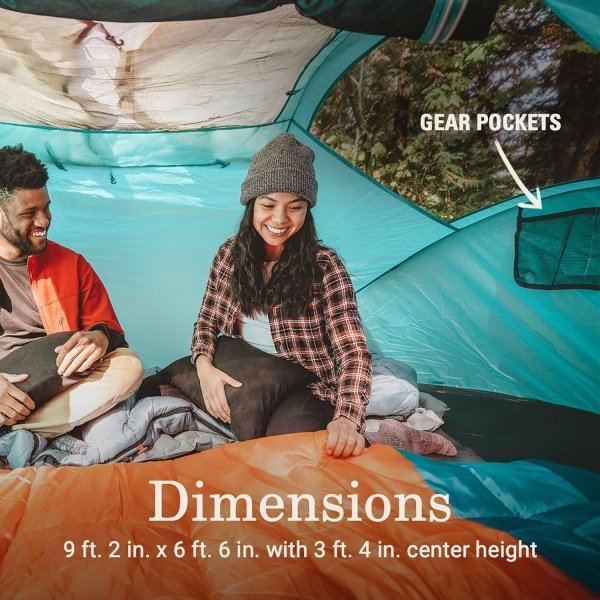 Coleman Pop-Up Camping Tent with Instant Setup, 2/4 Person Tent Sets Up in 10 Seconds with Pre-Assembled Poles, Adjustable Rainfly, & Taped Floor Seams - Image 21