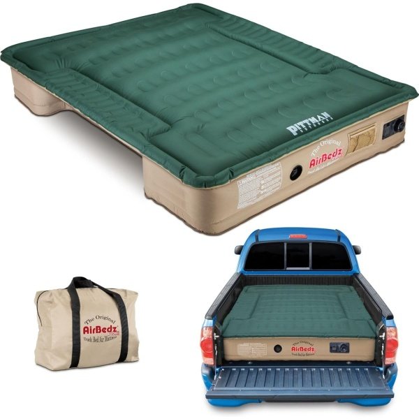 Pittman - Truck Bed Mattress 6.5 Foot Bed  6ft - Pro3 Series - The Original Airbedz Truck Bed Air Mattress 6.5 Bed - Full Size Truck Mattress with 25% More Bed Coverage for Pickup Truck Bed Camping