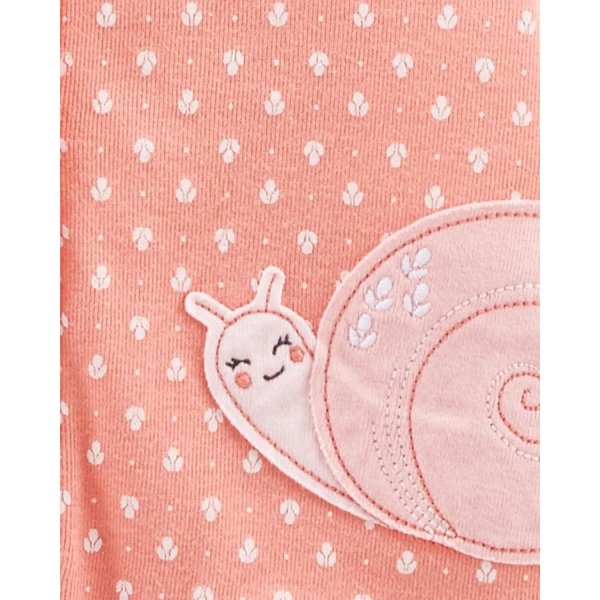 Simple Joys by Carter's - Paquete de 3 mamelucos con botones a presión para niña - Image 6