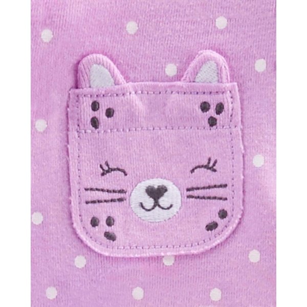 Simple Joys by Carter's - Paquete de 3 mamelucos con botones a presión para niña - Image 17