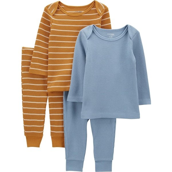 Simple Joys by Carter's Conjunto texturizado unisex para bebé de 4 piezas - Image 2