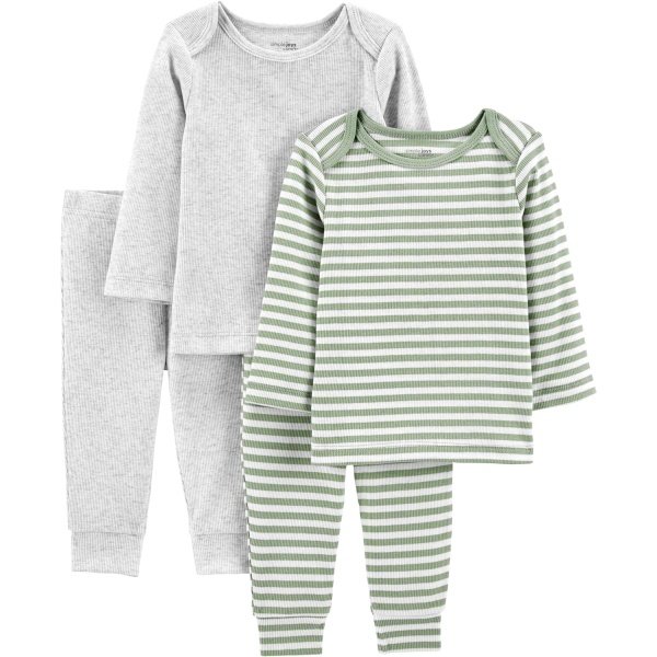 Simple Joys by Carter's Conjunto texturizado unisex para bebé de 4 piezas - Image 14