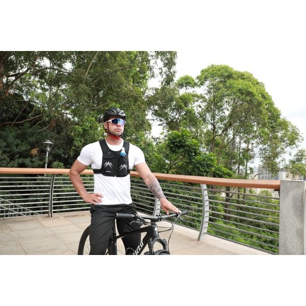 Running Vest, USA Original Patent, Zip Reflective Running Vests with 500ml Hydration Bottle, Adjustable Waistband & Breathable Material, Chest Pack Gear Phone Holder for Running, Men & Women - Image 19