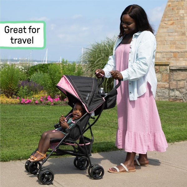 Cochecito Summer Infant 3Dmini Convenience - Cochecito ligero de plegado compacto, reclinación multiposición, toldo con visera emergente y más, cochecito estilo paragüitas para viajes, etc., gris - Image 11