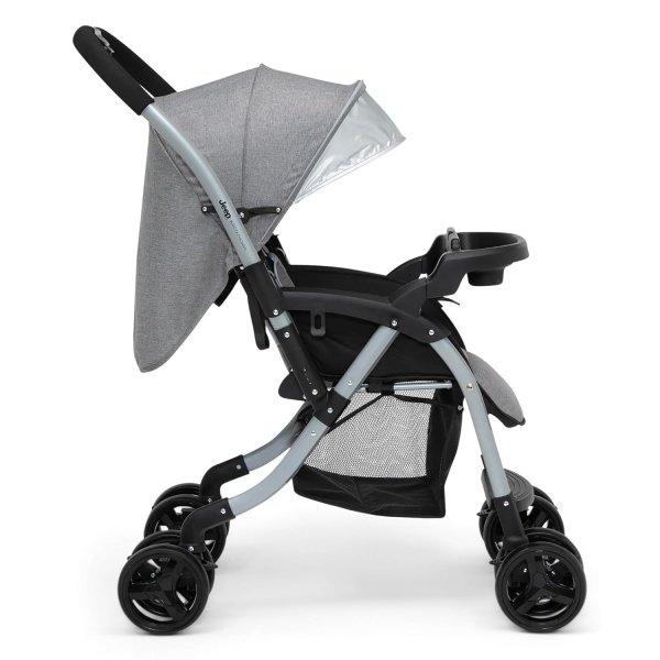Jeep Unlimited - Cochecito reversible con asa, tweed gris - Image 7