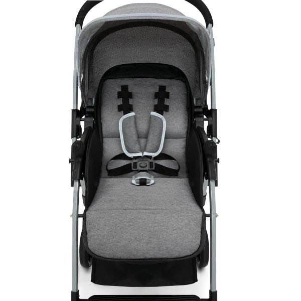 Jeep Unlimited - Cochecito reversible con asa, tweed gris - Image 14