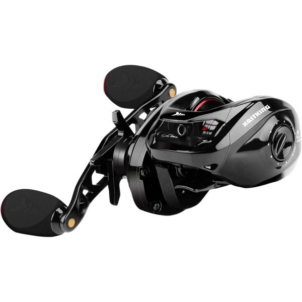 KastKing Royale Legend II Baitcasting Reels, New Compact Design Baitcaster Fishing Reel, 17.64LB Carbon Fiber Drag, Cross-Fire 8 Magnet Braking System, Available in 5.4:1 and 7.2:1 - Imagen 2