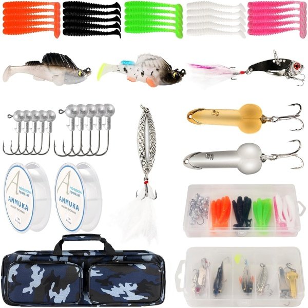 Telescopic Fishing Rod Reel Combo 2pcs 5.9FT/6.89FT Collapsible Fishing Pole Spinning Reel Lures Tackle Bag All-in-one Fishing Gear Fishing Rod Kit for Beginner Youth Adults Kids - Image 14