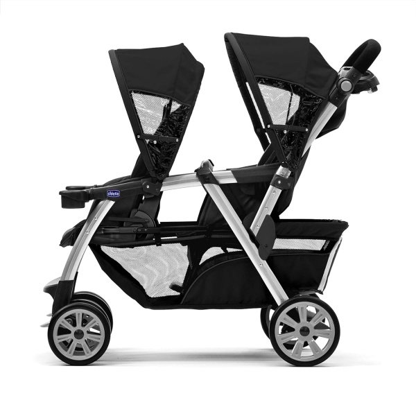 Chicco Cortina Together - Cochecito doble, Minerale - Imagen 6