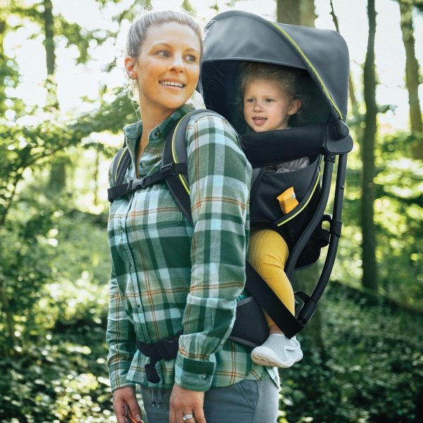 Chicco SmartSupport - Mochila portadora de aluminio con marco de aluminio, mochila ligera para bebé | Solar/Gris - Nuevo modelo - Image 2