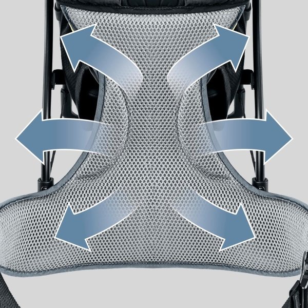 Chicco SmartSupport - Mochila portadora de aluminio con marco de aluminio, mochila ligera para bebé | Solar/Gris - Nuevo modelo - Image 6