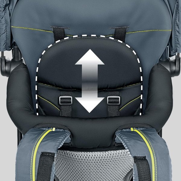 Chicco SmartSupport - Mochila portadora de aluminio con marco de aluminio, mochila ligera para bebé | Solar/Gris - Nuevo modelo - Image 7