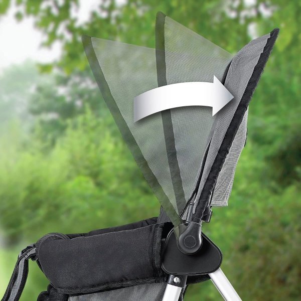 Chicco SmartSupport - Mochila portadora de aluminio con marco de aluminio, mochila ligera para bebé | Solar/Gris - Nuevo modelo - Image 12