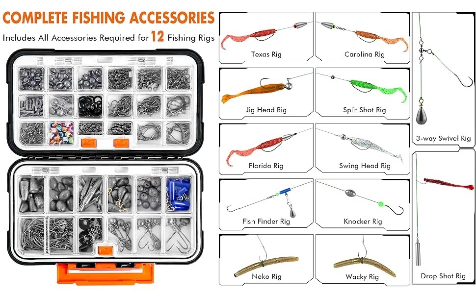 complete fishing accessories 