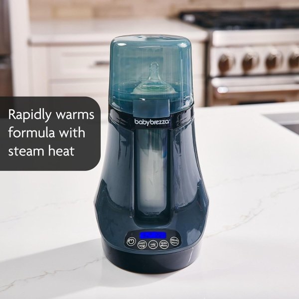 Baby Brezza Calentador eléctrico de biberones seguro e inteligente, calentador de leche materna + calentador de alimentos para bebés + descongelador, calentador universal para todas las botellas de - Imagen 10