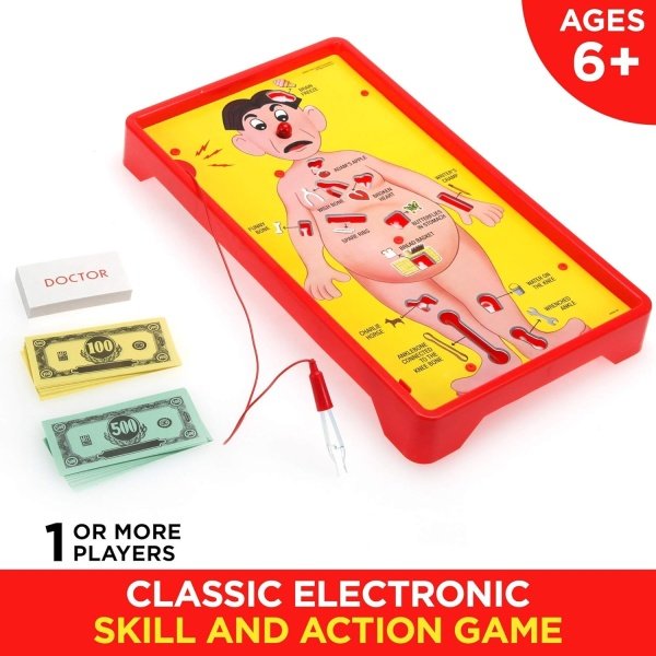 Operation- juego de mesa electrónico con tarjetas para niños de 6 años en adelante (exclusivo de Amazon, idioma español no garantizado) - Image 2