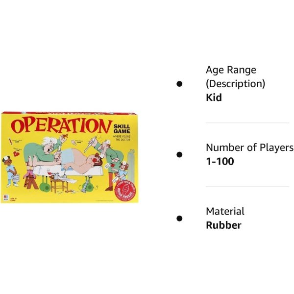 Operation- juego de mesa electrónico con tarjetas para niños de 6 años en adelante (exclusivo de Amazon, idioma español no garantizado) - Image 8